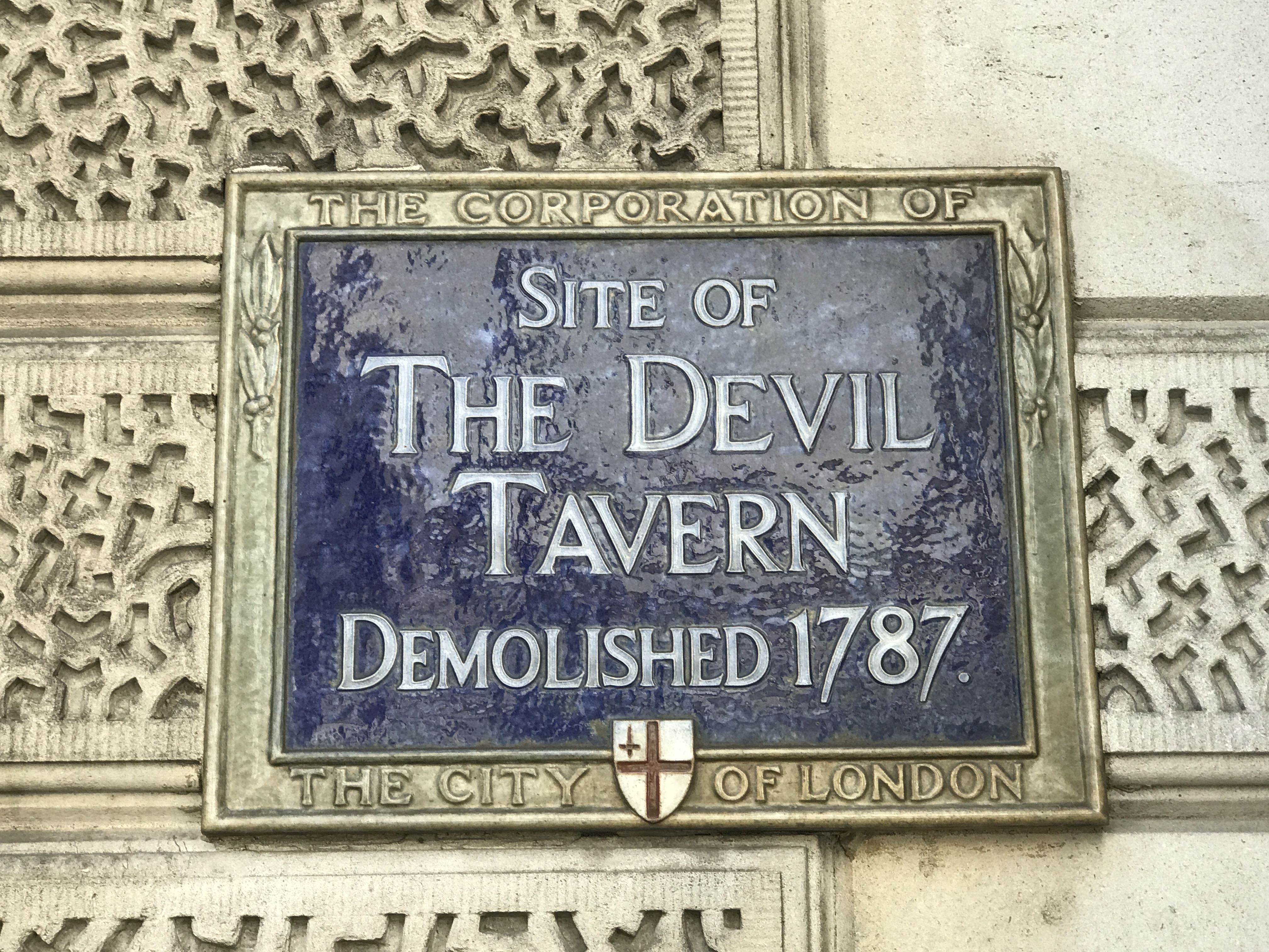 Property development affected pubs even in the 18th Century!