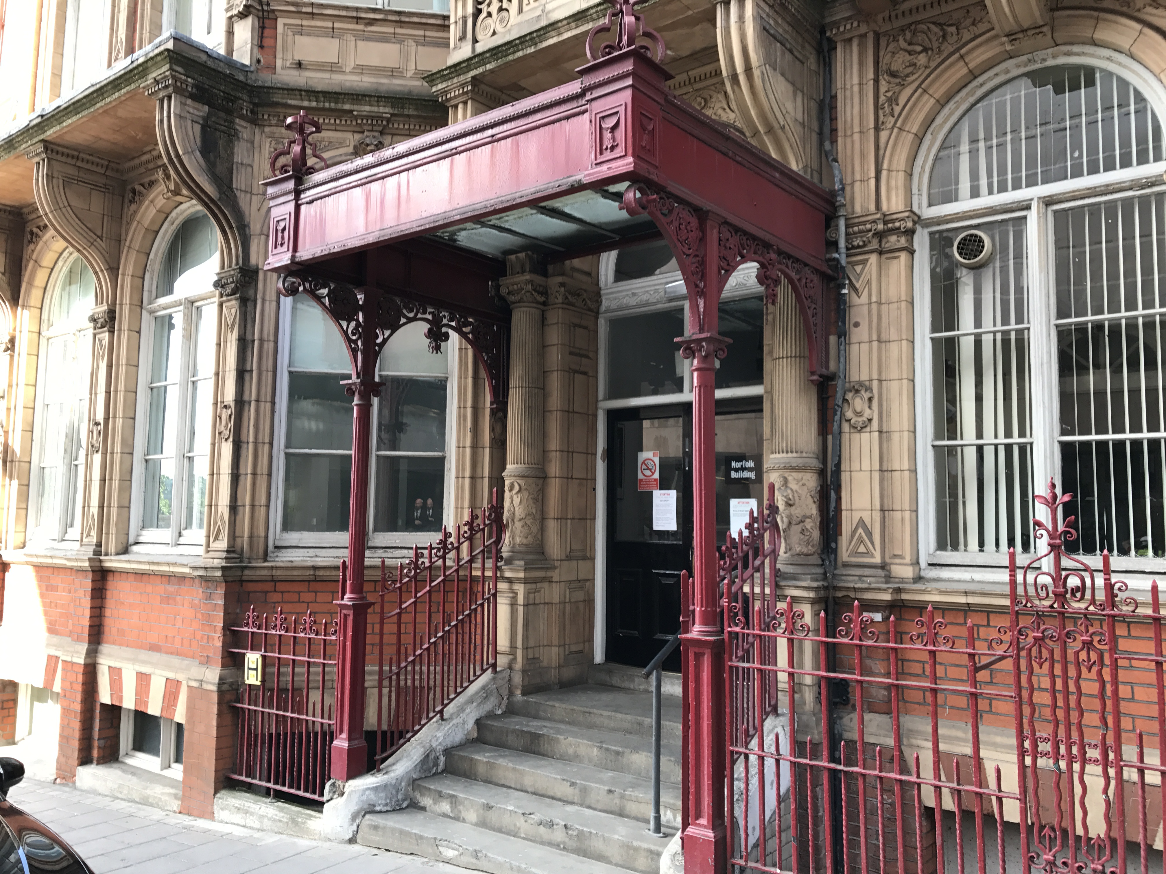 The old Chesham King's Students Union on the site of the old Norfolk Hotel