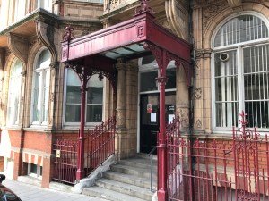 The old Chesham King's Students Union on the site of the old Norfolk Hotel